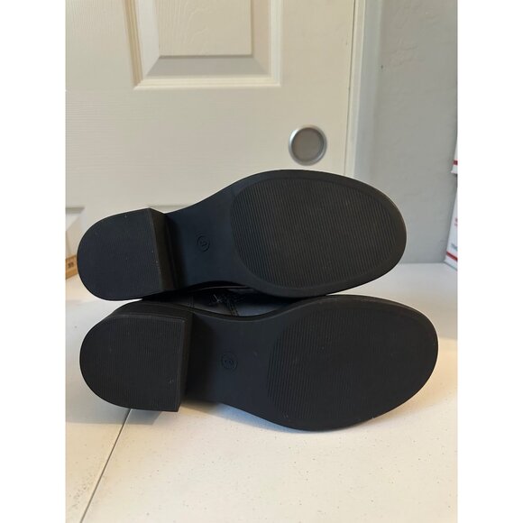 Universal Thread Women’s Connor Black Ankle Buckle Boots memory foam size 8 NWT - Picture 6 of 7